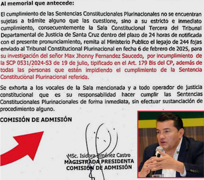 TCP ORDENA PROCESAR A JHONNY FERNÁNDEZ POR CASO MUTUALISTA