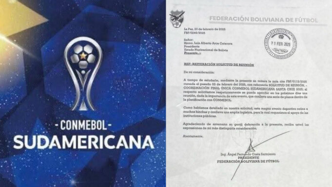 SANTA CRUZ PODRÍA PERDER LA FINAL DE LA SUDAMERICANA POR FALTA DE GARANTÍAS DEL GOBIERNO CENTRAL