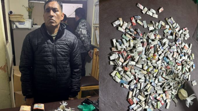 ENCUENTRAN GRAN CANTIDAD DE SOBRES CON COCAINA Y DINERO EN CELDA DE LA CÁRCEL DE SAN PEDRO