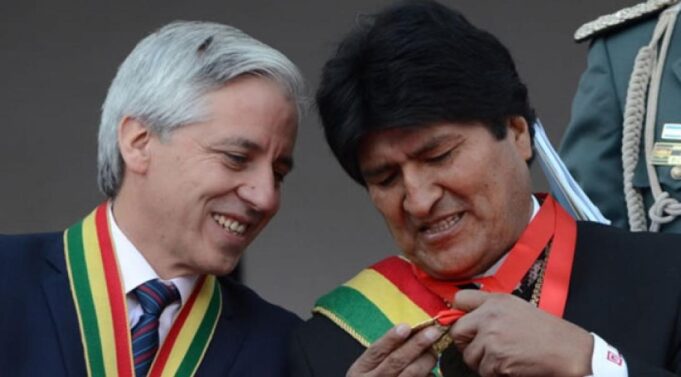 EVO MORALES NIEGA PRESIÓN A EMPRESARIOS Y RECHAZA DICHOS DE GARCÍA LINERA