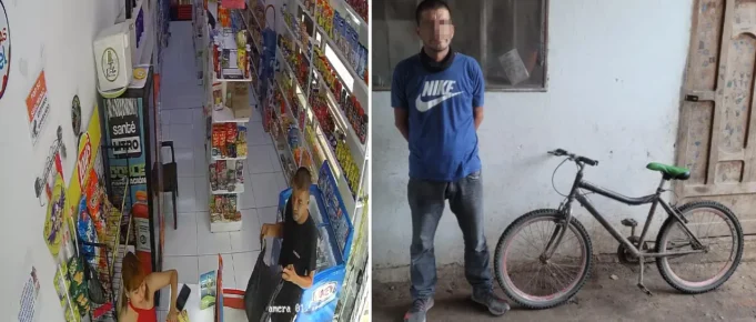 DETIENEN A DELINCUENTE QUE COMETÍA ROBOS Y HUÍA EN BICICLETA