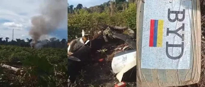 DOS BOLIVIANOS DETENIDOS EN BRASIL TRAS ACCIDENTE DE AVIONETA CON 500 KILOS DE DROGA