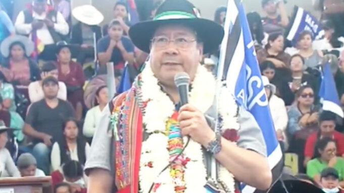LUIS ARCE AFIRMA QUE VOLVERÁ A GANAR LAS ELECCIONES EN AGOSTO, LUEGO DE SER PROCLAMADO