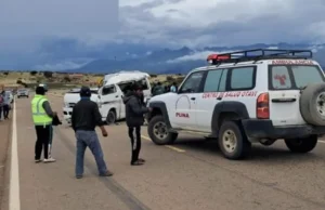 FATAL ACCIDENTE EN TRES CRUCES DEJA CINCO FALLECIDOS Y SEIS HERIDOS