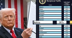 TRUMP IMPONE ARANCEL DEL 10% A BOLIVIA Y A TODO SUDAMÉRICA