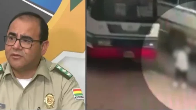 POLICÍA APREHENDE A CONDUCTOR DE MICRO QUE HIZO FUGA TRAS ATROPELLAR A UN NIÑO EN SANTA CRUZ