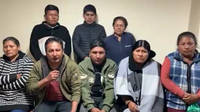 DIRIGENTE EVISTA JUAN ENRIQUE MAMANI EMITE AMENAZAS CONTRA EL TSE Y EXIGE LIBERACIÓN DE DETENIDOS