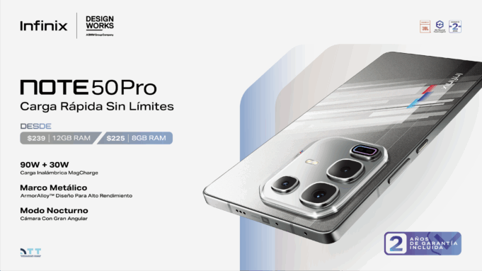 INFINIX PRESENTA EL NUEVO NOTE 50 PRO EN COLABORACIÓN CONDESING WORKS BY BMW