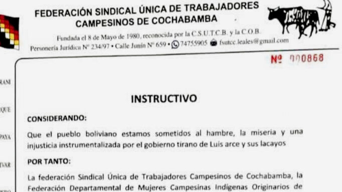 CONVOCAN A BLOQUEO NACIONAL INDEFINIDO DE CARRETERAS A PARTIR DEL 2 DE JUNIO