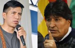 EVO MORALES INSTA A ANDRÓNICO RODRÍGUEZ A DESISTIR DE SU CANDIDATURA PRESIDENCIAL Y LO ACUSA DE SER INSTRUMENTO DE LA DERECHA