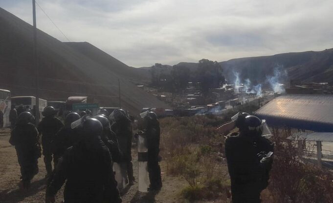 CONFIRMAN USO DE ARMAS DE FUEGO EN EMBOSCADA A POLICÍAS EN LLALLAGUA