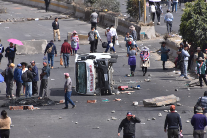 GOBIERNO DENUNCIA A EVO MORALES ANTE LA FISCALÍA POR BLOQUEOS