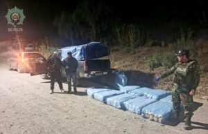 FELCN DECOMISA MÁS DE 230 PAQUETES DE MARIHUANA EN VINTO Y APREHENDE AL CONDUCTOR DE UNA CAMIONETA