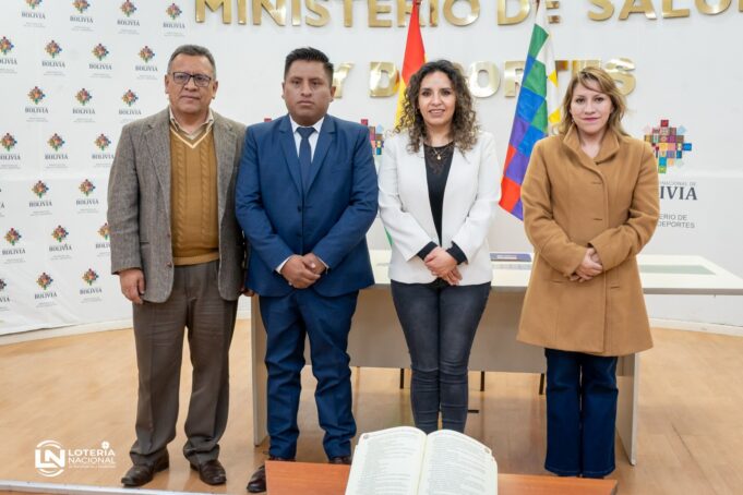 WILBER LAURA QUISPE ASUME COMO DIRECTOR EJECUTIVO DE LA LOTERIA NACIONAL