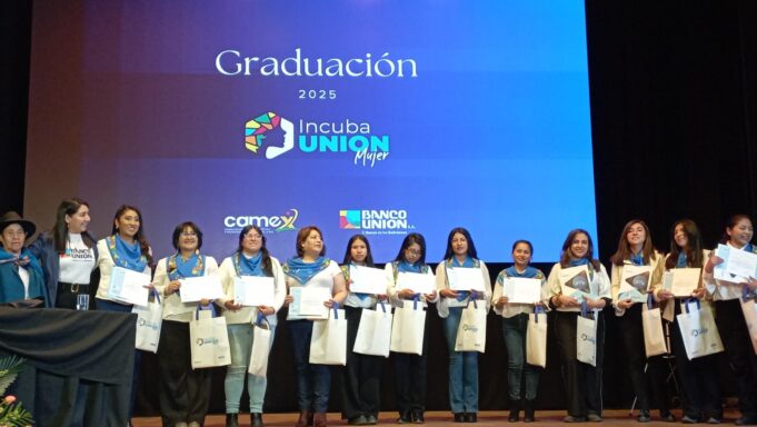BANCO UNIÓN S.A. CULMINA DOS INICIATIVAS PARA FORTALECER EL EMPRENDIMIENTO FEMENINO Y TECNOLÓGICO EN BOLIVIA