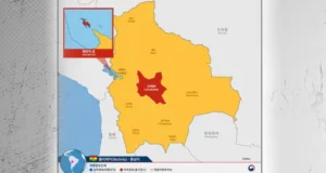 COREA DEL SUR ELEVA ALERTA DE VIAJE A COCHABAMBA POR PROTESTAS Y CRIMEN ORGANIZADO