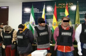 DESARTICULAN BANDA CRIMINAL DEDICADA AL ROBO AGRAVADO EN SANTA CRUZ; SEIS DETENIDOS FUERON ENVIADOS A PALMASOLA