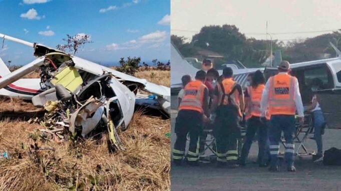 ACCIDENTE AÉREO EN BAURES: CINCO HERIDOS SON TRASLADADOS A SANTA CRUZ