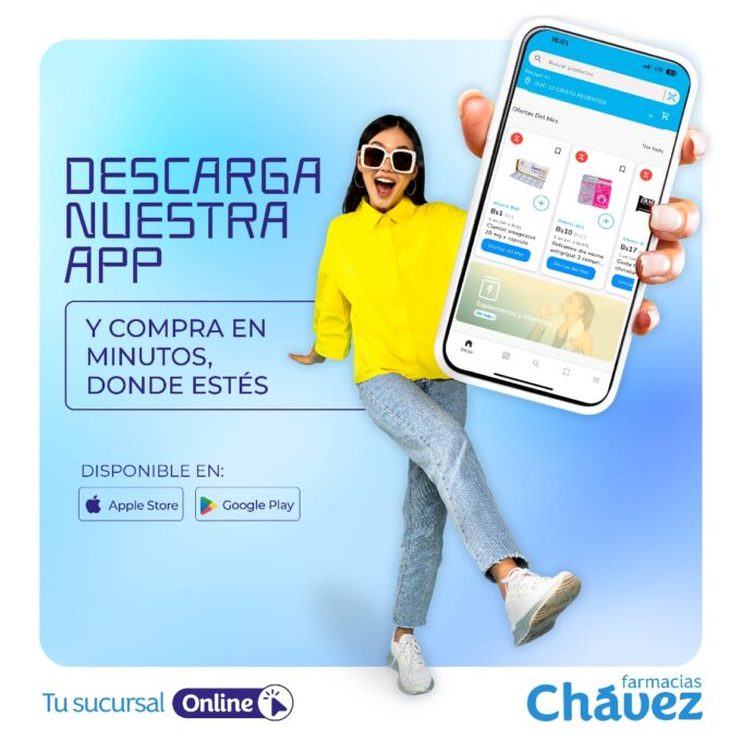 FARMACIAS CHAVEZ LANZA SU NUEVA APP PARA ACERCAR SALUD Y BIENESTAR A LOS BLLIVIANOS