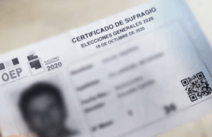 CERTIFICADOS DE SUFRAGIO DE LA PRIMERA Y SEGUNDA VUELTA TENDRÁN VALIDEZ PARA TRÁMITES Y OPERACIONES BANCARIAS