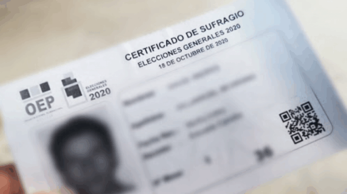 CERTIFICADOS DE SUFRAGIO DE LA PRIMERA Y SEGUNDA VUELTA TENDRÁN VALIDEZ PARA TRÁMITES Y OPERACIONES BANCARIAS