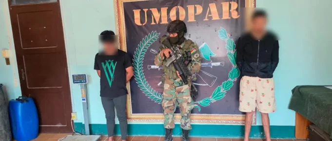 TRES DETENIDOS CON ARMAS Y DROGA EN OPERATIVO POLICIAL EN VILLA TUNARI