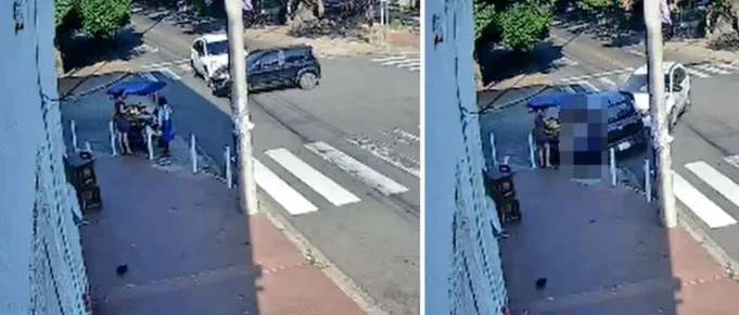 FATAL ACCIDENTE EN LA ALAMEDA JUNÍN COBRA LA VIDA DE UNA VENDEDORA DE FRUTAS