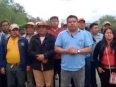 BLOQUEO ANUNCIADO POR EL CONSEJO DE CAPITANES GUARANÍ DE SANTA CRUZ EN ABAPÓ