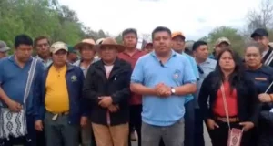 BLOQUEO ANUNCIADO POR EL CONSEJO DE CAPITANES GUARANÍ DE SANTA CRUZ EN ABAPÓ