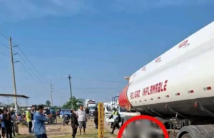 JOVEN DE 19 AÑOS MUERE ARROLLADO POR CAMIÓN CISTERNA CERCA DE LA REFINERÍA DE PALMASOLA