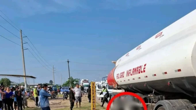 JOVEN DE 19 AÑOS MUERE ARROLLADO POR CAMIÓN CISTERNA CERCA DE LA REFINERÍA DE PALMASOLA
