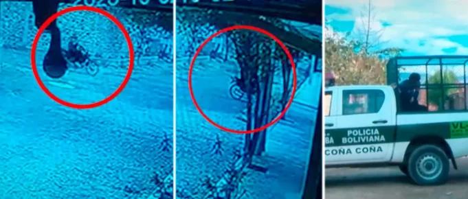 HOMBRE QUE ROBÓ UNA MOTOCICLETA TERMINÓ HERIDO Y SIN DENTADURA TRAS CHOCAR AL HUIR