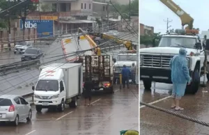 JOVEN DE 19 AÑOS PIERDE LA VIDA AL CHOCAR CONTRA LOS CABLES DE UNA GRÚA EN LA AVENIDA TRES PASOS AL FRENTE