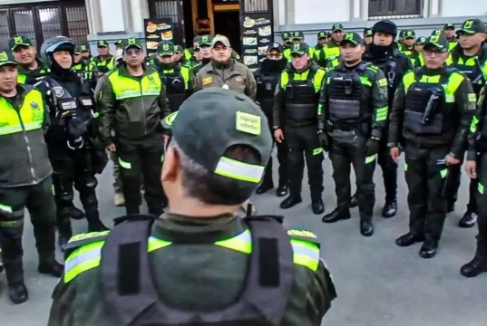 1.800 POLICÍAS SERÁN DESPLEGADOS PARA GARANTIZAR LA TRANSMISIÓN DE MANDO PRESIDENCIAL EN LA PAZ