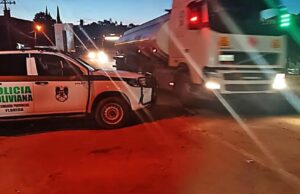 REPARAN DUCTO AVERIADO EN SAMAIPATA Y SE RESTABLECE EL TRÁFICO TRAS EMERGENCIA POR FUGA DE GAS