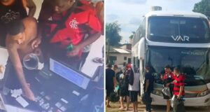 18 HINCHAS DEL FLAMENGO APREHENDIDOS EN SANTA CRUZ POR ROBO AGRAVADO Y DESTROZOS