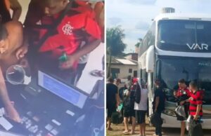 18 HINCHAS DEL FLAMENGO APREHENDIDOS EN SANTA CRUZ POR ROBO AGRAVADO Y DESTROZOS