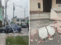 SISMO DE MAGNITUD 6 SACUDE LIMA Y EL NORTE DE PERÚ, DEJA HERIDOS LEVES Y DAÑOS EN VIVIENDAS