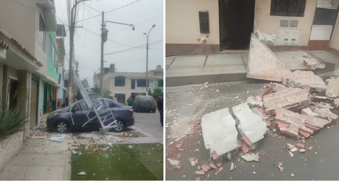 SISMO DE MAGNITUD 6 SACUDE LIMA Y EL NORTE DE PERÚ, DEJA HERIDOS LEVES Y DAÑOS EN VIVIENDAS