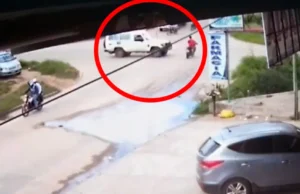 TRÁGICO ACCIDENTE EN MONTERO: AMBULANCIA EMBISTE A MOTOCICLISTA Y LE CAUSA LA MUERTE