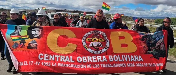 COB RECHAZA MODIFICACIÓN PARCIAL DEL DS 5503 Y NIEGA CUALQUIER PREACUERDO CON EL GOBIERNO