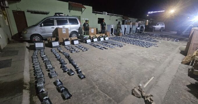 INCAUTAN 356 KILOS DE MARIHUANA CAMUFLADOS EN ENCOMIENDAS PROCEDENTES DE MIAMI EN VIRU VIRU