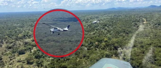 AVIÓN CON MATRÍCULA BOLIVIANA INVADE ESPACIO AÉREO PARAGUAYO Y HUYE HACIA BRASIL