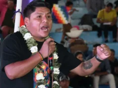 SECTORES EVISTAS PRESENTAN A LEONARDO LOZA COMO CANDIDATO A LA GOBERNACIÓN DE COCHABAMBA