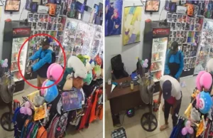 VIOLENTO ASALTO A TIENDA DE ANIME EN PLENO CENTRO DE SANTA CRUZ QUEDÓ GRABADO POR CÁMARAS