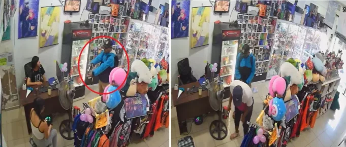 VIOLENTO ASALTO A TIENDA DE ANIME EN PLENO CENTRO DE SANTA CRUZ QUEDÓ GRABADO POR CÁMARAS