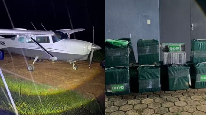 DETIENEN A DOS PILOTOS CON MÁS DE MEDIA TONELADA DE COCAÍNA EN AVIONETA QUE PARTIÓ DE BOLIVIA A BRASIL