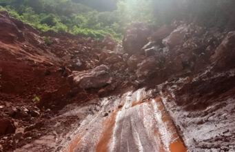 OCHO TRAMOS DE LA RED FUNDAMENTAL DE CARRETERAS ESTÁN CERRADOS POR DERRUMBES PROVOCADOS POR LAS LLUVIAS