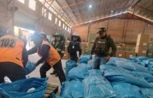 FISCAL GENERAL DESTACA DURO GOLPE AL NARCOTRÁFICO CON LA INCAUTACIÓN DE MÁS DE 53 TONELADAS DE SUSTANCIAS QUÍMICAS EN TAMBO QUEMADO – ORURO
