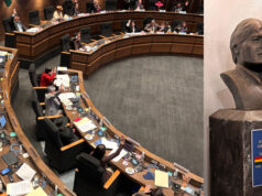 SENADO APRUEBA RETIRO DEFINITIVO DEL BUSTO DE EVO MORALES DE LA ASAMBLEA LEGISLATIVA
